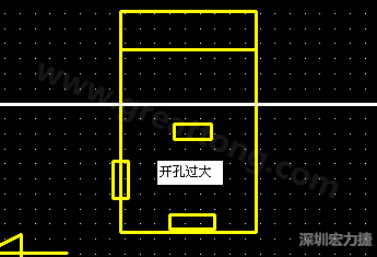 PCB設計時后焊元件焊盤開孔過大容易使焊錫流進插座造成短路。