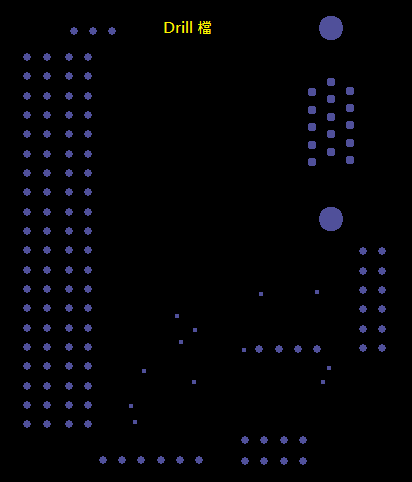 產(chǎn)生Drill File及 Map File 的Gerber 檔案，此會(huì)產(chǎn)生描述此PCB所用到的鉆孔的孔徑尺寸及鉆孔的座標(biāo)資訊。