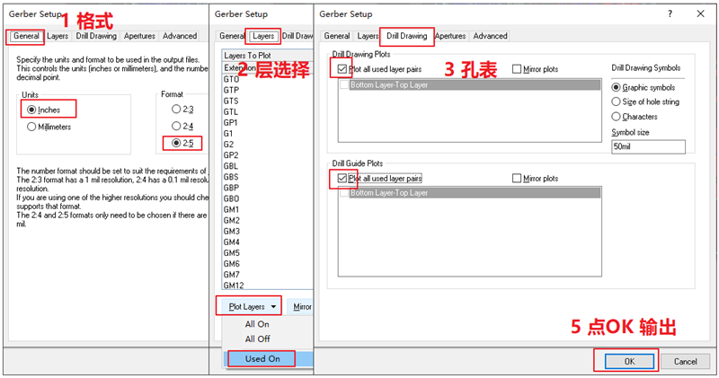 輸出Gerber部分，F(xiàn)ile下選擇 Gerber Files